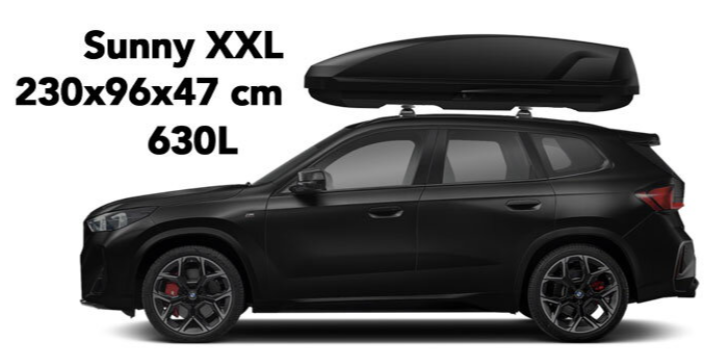Northline Sunny XXL Čierny matný HX 630L