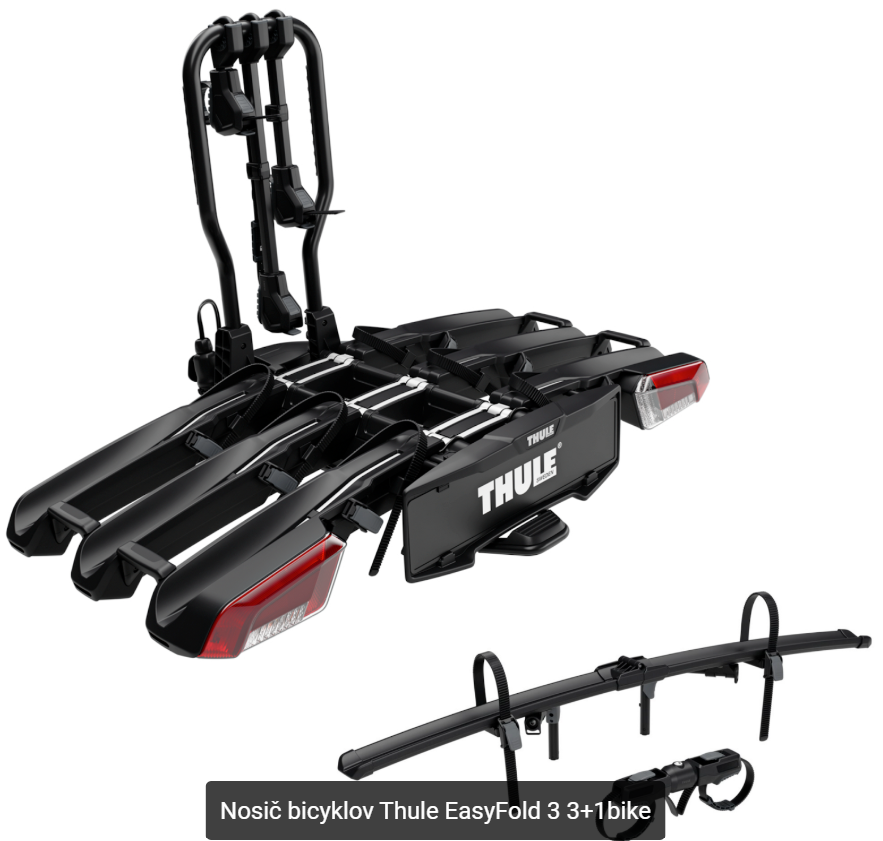 Thule EasyFold 3 945 + adaptér + taška Thule 9456 + zámok 9785