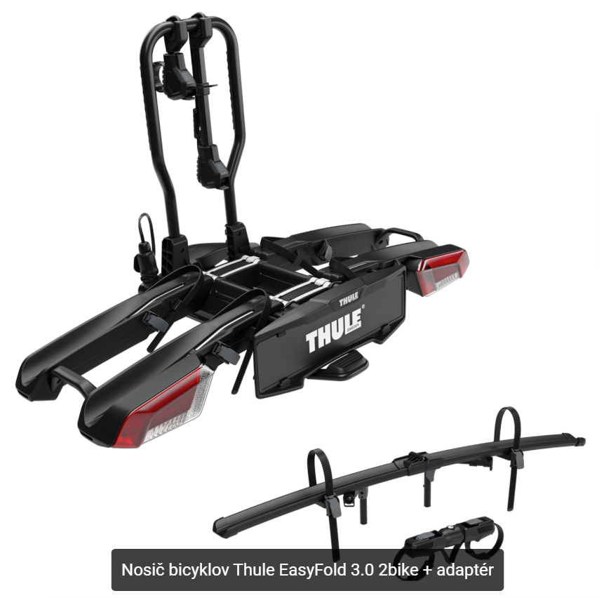 Thule EasyFold 3.0 2bike + adaptér