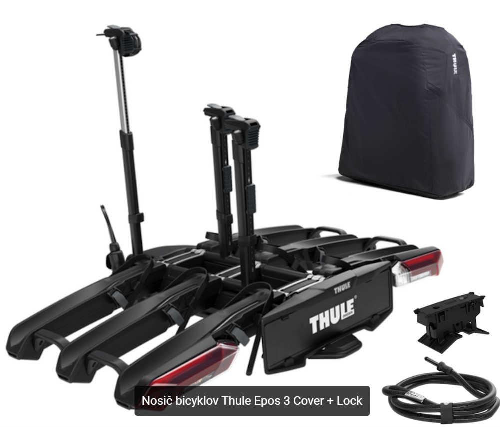 Nosič bicyklov Thule Epos 3 Cover + Lock