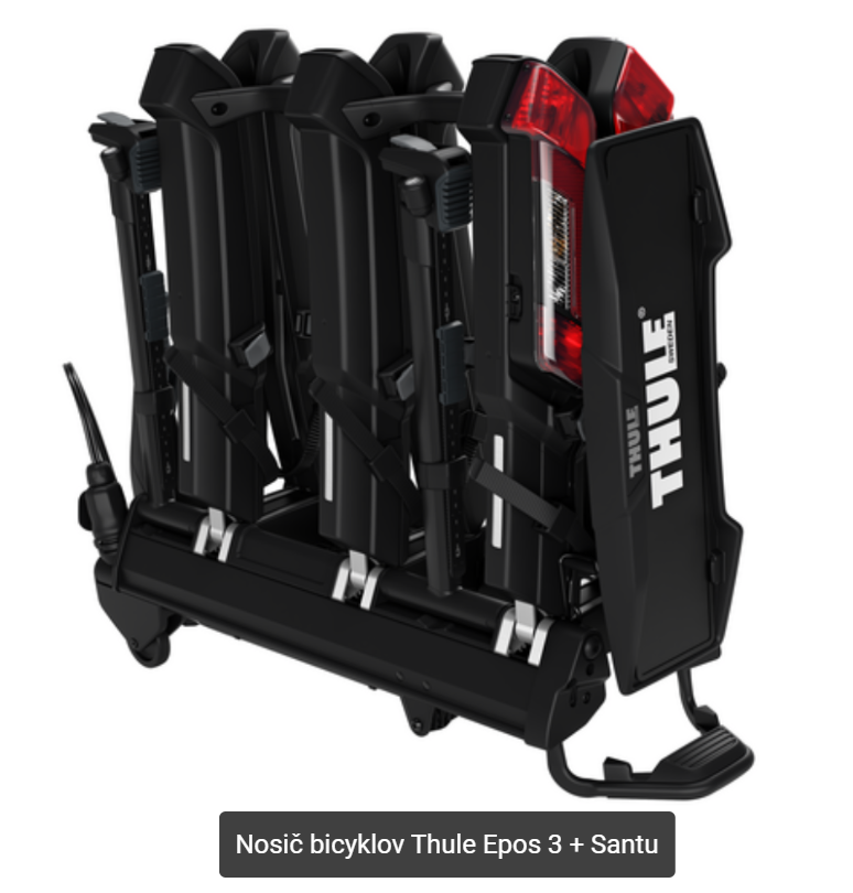 Nosič bicyklov Thule Epos 3 + Santu