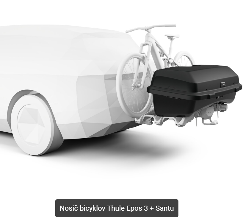 Nosič bicyklov Thule Epos 3 + Santu
