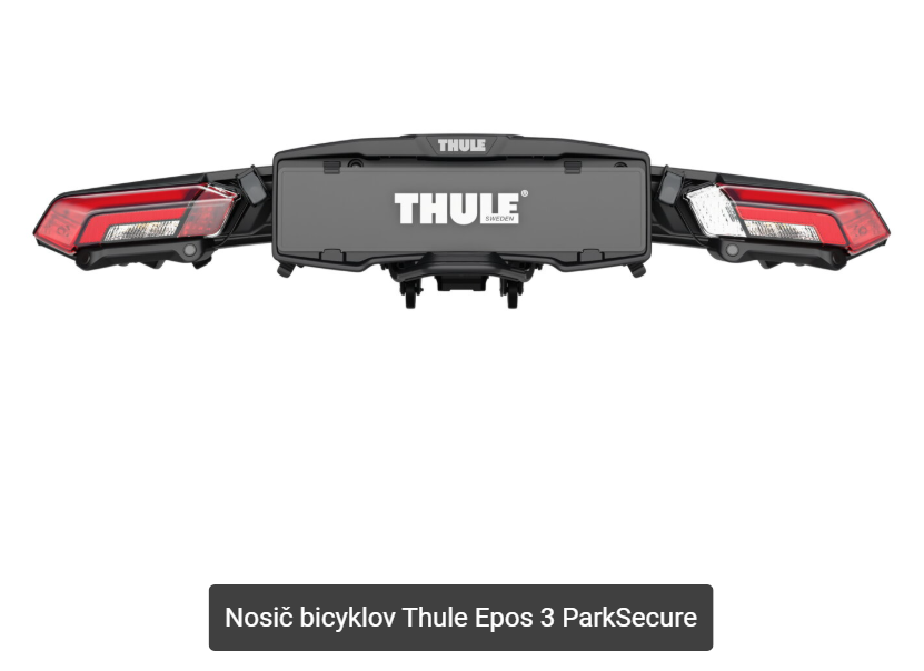 Nosič bicyklov Thule Epos 3 ParkSecure