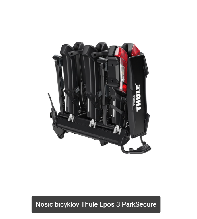 Nosič bicyklov Thule Epos 3 ParkSecure