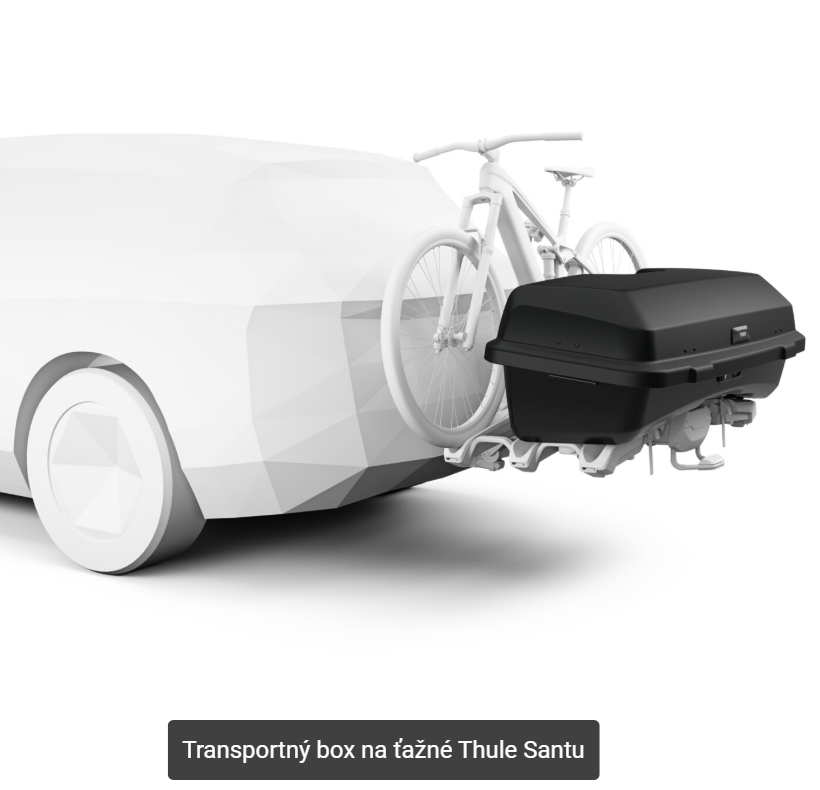 Transportný box na ťažné Thule Santu