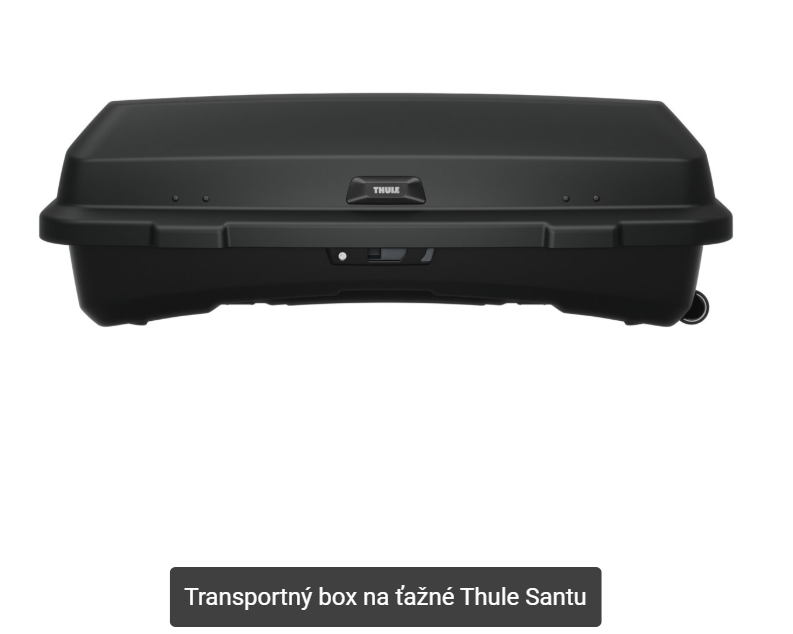 Transportný box na ťažné Thule Santu